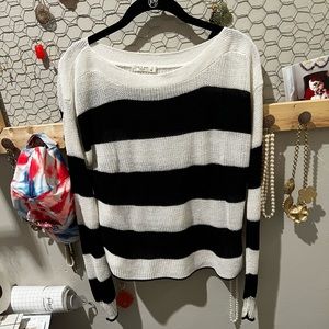 B&w stripe sweater